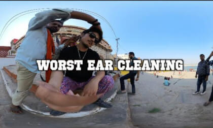 WORST EAR CLEANING in India🇮🇳 : By the Ganges