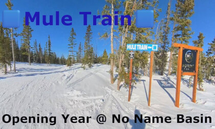 Monarch Mountain | Mule Train 🟦 from Great Divide in No Name Basin