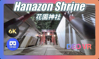 Midnight at Hanazono Shrine - 夜中の花園神社