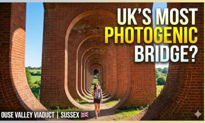 360 The UK's Most Photogenic Bridge - Exploring the Stunning Ouse Valley Viaduct!