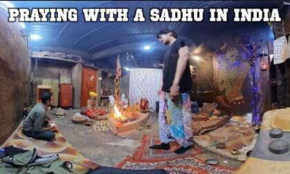 POV: You got invited to the house of a HOLY MAN in India🇮🇳