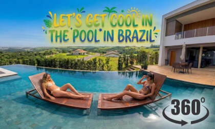 Let's get cool in the pool in brazil