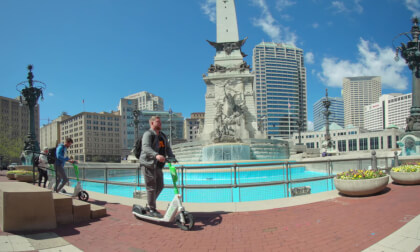 "Springtime on Monument Circle" in downtown Indianapolis | VR180 3D Immersive