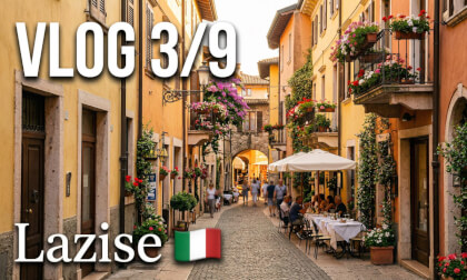 [360°] Immersive Walk: Discovering Lazise, Italy | Lake Garda Family VLOG (Part 3/9)