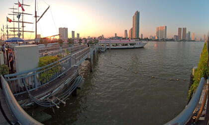 The Majestic Chao Phraya River** | Asiatique Bangkok Sunset (VR180 8K 3D)