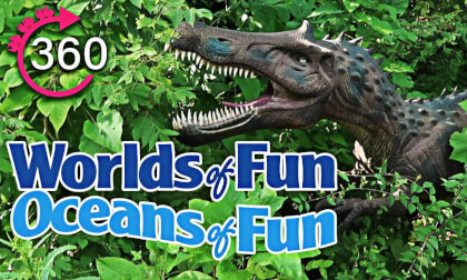 Dinosaurs Alive Tour at World's of Fun VR Video Dinosaurs Alive Tour at World's of Fun VR