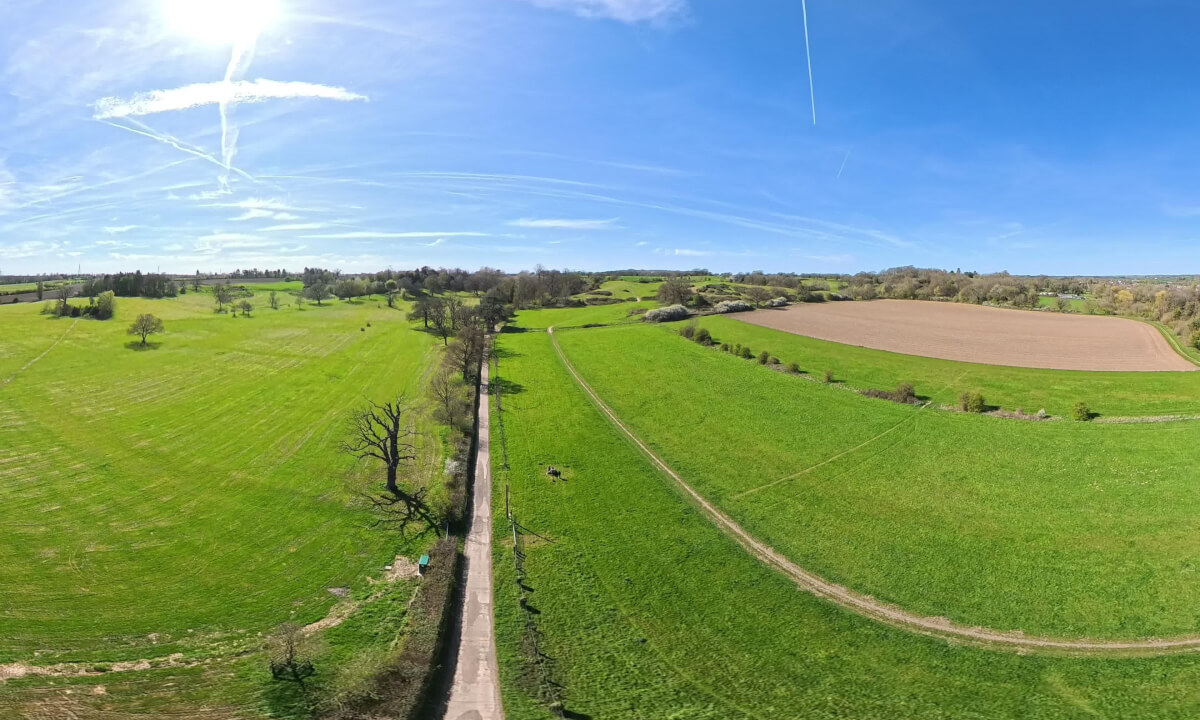 Hadleigh, Suffolk 360° VR | Broom Hill & Countryside Drone Flight 4K