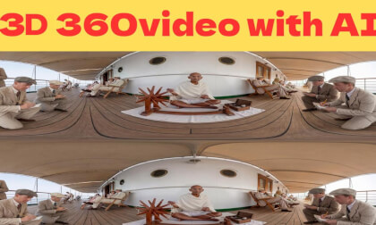 #54 Fully AI-Generated Native 6K 360VR | Gandhi 1931 Onboard Journey (No Upscaling)