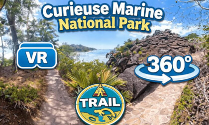 Curieuse Marine National Park on Seyshellas - Trail
