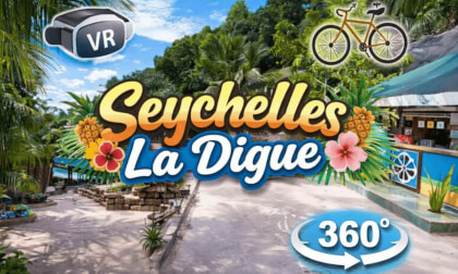 La Digue On bike°: Райская велопрогулка по Сейшелам (4K)