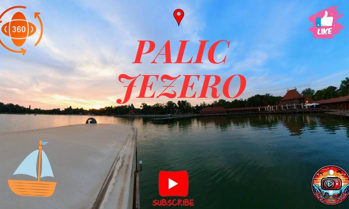 Palic lake boat ride - Palic jezero voznja brodom 360 video 4k Virtual Tour