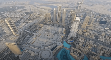 [360] UAE, Dubai, Downtown, Burj Khalifa, 124-125 floor, At the top, Insta360 Evo