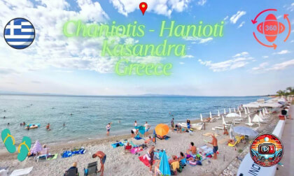 Chaniotis Χανιώτης Beach Greece Hanioti Plaza Kasandra Halkidiki Grcka 360 Virtual Tour