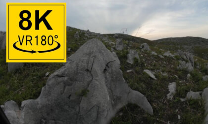 VR 180° 8K 3D Akiyoshidai Karst Plateau（秋吉台）