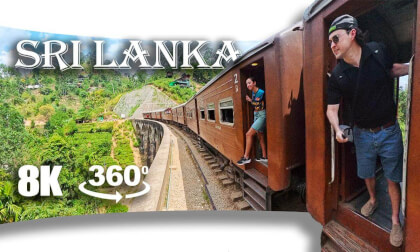 Sri Lanka in 8K 360° VR 🇱🇰 | Sigiriya Lion Rock & Scenic Train Ride to Ella (Immersive Experience)