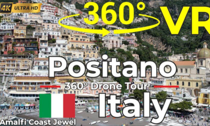 Positano Italy 360° Drone Tour – Stunning Amalfi Coast in 4K VR