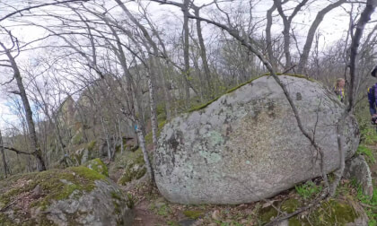 vertical rocks