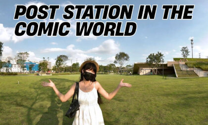 Just like the post station in the comic world｜Lakeside Greenway