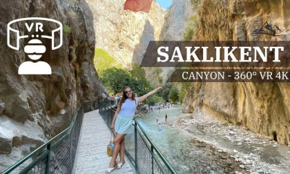 Saklıkent Canyon - 4K 60fps VR Video Saklıkent Canyon - 4K 60fps VR