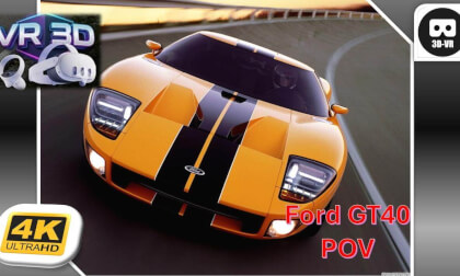3D Onboard Ford GT40 Qualifying on Spa - Pure HQ V8 sound