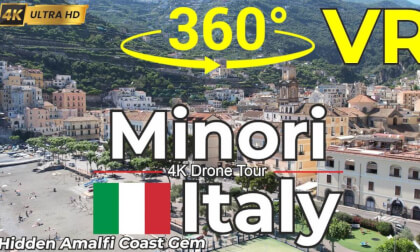 Minori Italy 360° Drone Tour – Beautiful Amalfi Coast Town in 4K VR