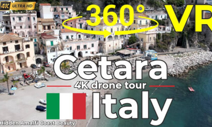Cetara Italy 360° Drone Tour – Amalfi Coast Fishing Village in 4K VR