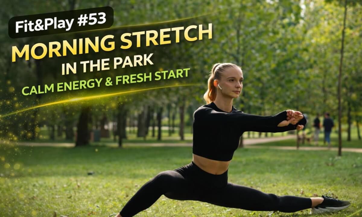 Fit&Play #53 – Morning Stretch in the Park | Calm Energy & Fresh Start