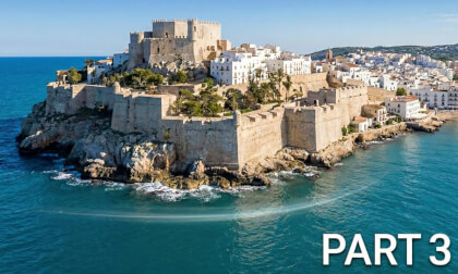 Peñíscola Castle Spain 360° 🏰 Immersive 8K Virtual Walk (Travel From Home). Part 3 of 4 #castle #VR