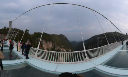 360 Grand Canyon Glass Bridge, China