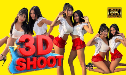 3D Shoot with Namy & Rinrapat | Which Pose Do You Like Most?