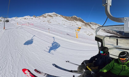 4SK 4er Rosskirpl Austria Roßkirplbahn 4-person chairlift bubble covers Sölden Hochsölden ski resort Ötztal Tyrol
