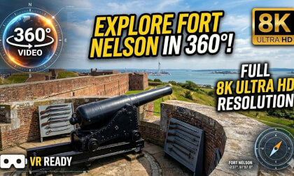 360 Exploring Fort Nelson: Secret Tunnels & Massive Guns Near Portsmouth - UK