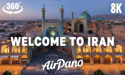 Welcome to Iran. 360° video trailer in 8K