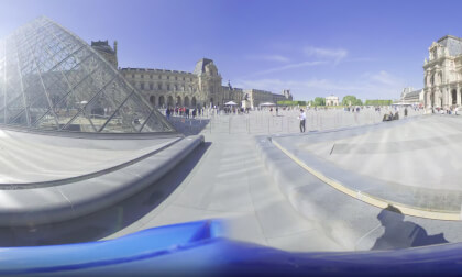 Pyramide du Louvres - west entrance