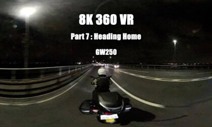 [GSR250 / GW250] Raw Sound 360 VR Journey #2 (Part 7/7 ): [ Heading Home : Open Road Cruising ] | 8K 360 Motorcycle ASMR | 3rd Person POV