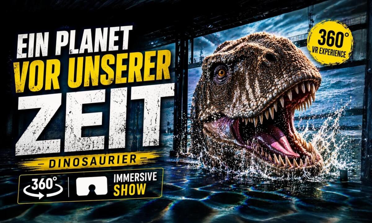Dino Expo Phoenix des Lumieres, Dortmund in 360°4K