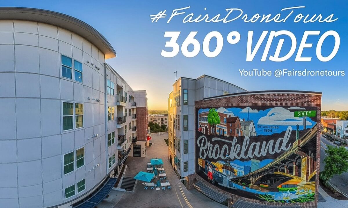 360° Sunrise Flight: Brookland Mural to Congaree River | West Columbia, South Carolina