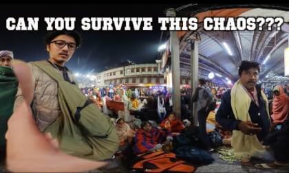 Come with me to the WORLD'S BUSIEST STATION in India 🇮🇳 ｜6K｜