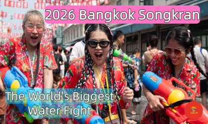 【360° VR】Silom Road 2026 Songkran: Inside the World's Biggest Water War in Thailand Bangkok