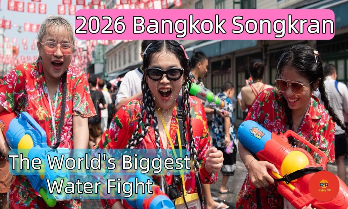 【360° VR】Silom Road 2026 Songkran: Inside the World's Biggest Water War in Thailand Bangkok