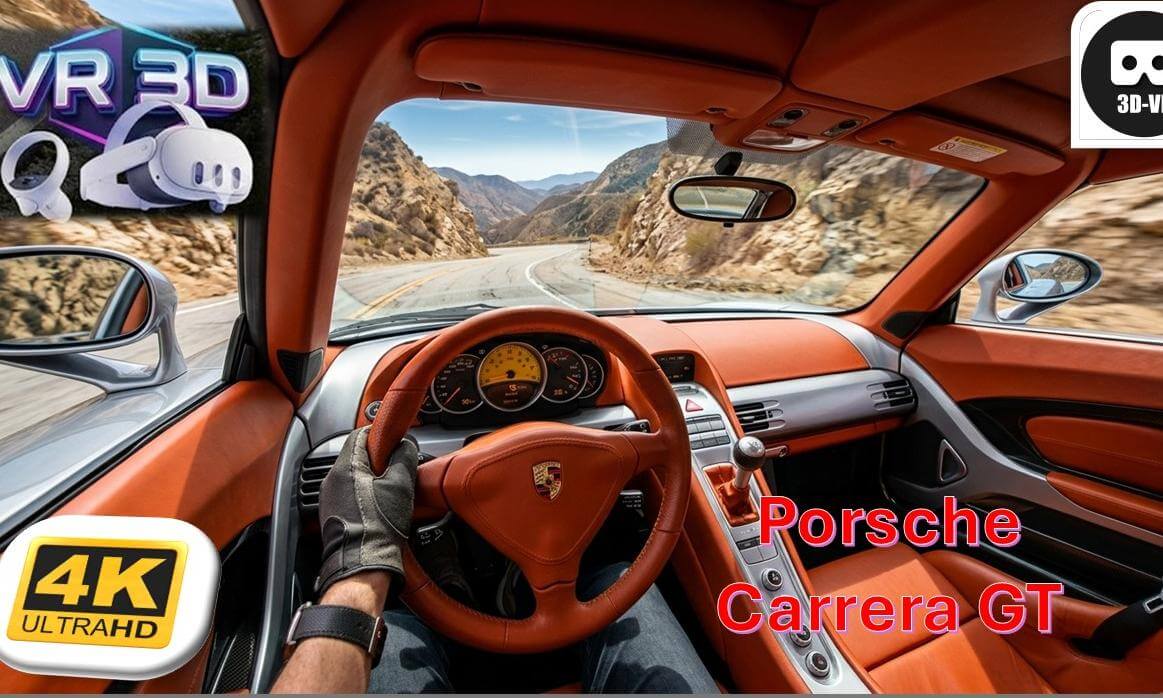 3D The Carrera GT Is UNTOUCHABLE POV CANYON RUN #PORSCHE