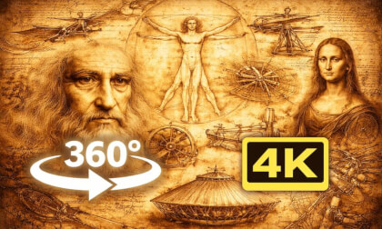 LEONARDO DA VINCI • 500 Years of Genius | 360° 4K Experience #immersive #leonardodavinci #valencia