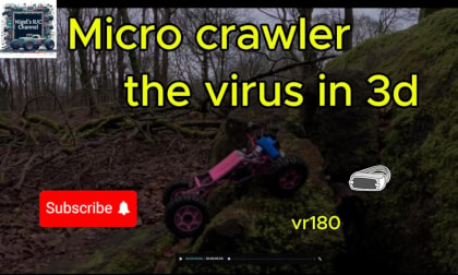 Micro crawler virus in 3D