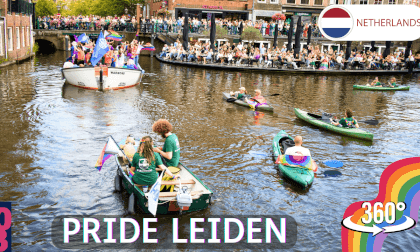 Leiden Pride in VR 360, Canal Parade 2 Sep 2023 VR Video Leiden Pride in VR 360, Canal Parade 2 Sep 2023 VR