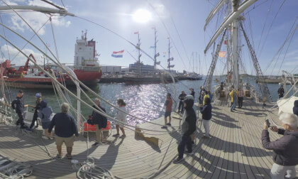 Belem going to #SAIL2025 Ijmuiden harbor