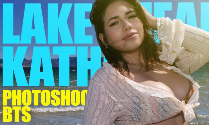 Lake Mead Photoshoot BTS Kathrine