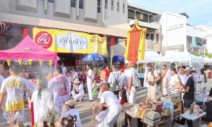 The Procession Saeng Tham Shrine Vegetarian Festival Phuket 2025