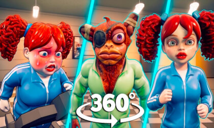 360° VR Insane Poppy Playtime 5 GYM Workout