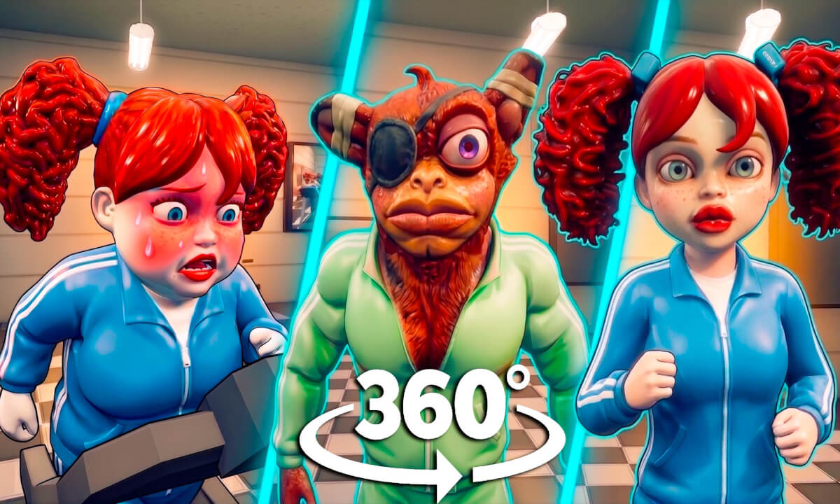 360° VR Insane Poppy Playtime 5 GYM Workout