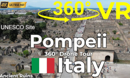 Pompeii Italy 360° Drone Tour – Ancient Roman Ruins in 4K VR